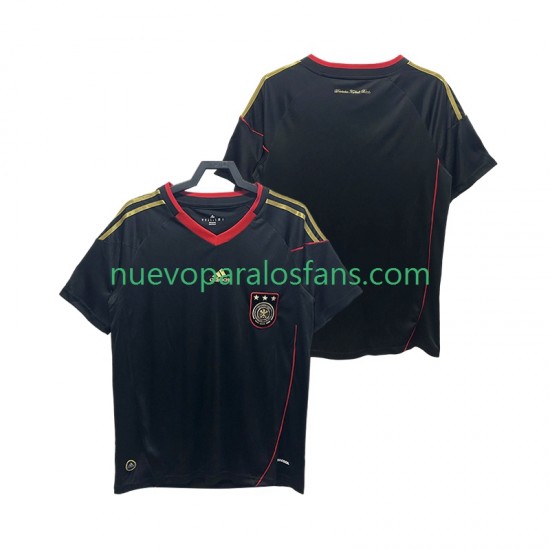 Camiseta de Fútbol Alemania Retro Hombre Exterior 2010 Manga Corta