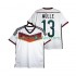 Camiseta de Fútbol Alemania MULLER 13 2014 Retro Hombre Casa Manga Corta