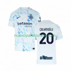 Camiseta de Fútbol Inter Milan Hakan Calhanoglu 20 Hombre Exterior 2025-2026 Manga Corta