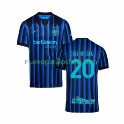 Camiseta de Fútbol Inter Milan Hakan Calhanoglu 20 Hombre Casa 2025-2026 Manga Corta