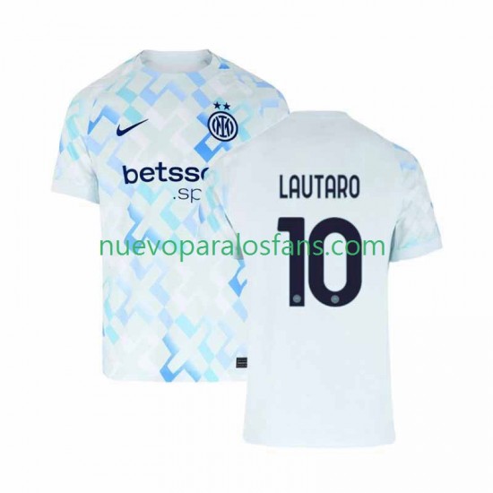Camiseta de Fútbol Inter Milan Lautaro Martinez 10 Hombre Exterior 2025-2026 Manga Corta