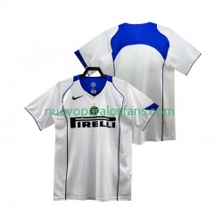 Camiseta de Fútbol Inter Milan 2005 Retro Hombre Exterior 2004 Manga Corta