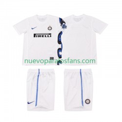 Camiseta de Fútbol Inter Milan Retro Niño Exterior 2011 2010 Manga Corta
