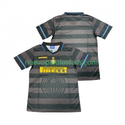 Camiseta de Fútbol Inter Milan 1997 Retro Hombre Tercera 1998 Manga Corta