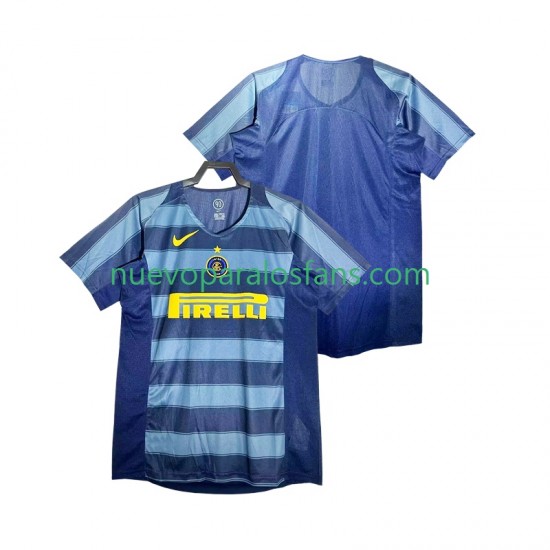 Camiseta de Fútbol Inter Milan 2005 Retro Hombre Tercera 2004 Manga Corta