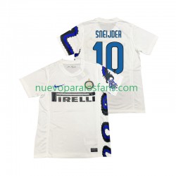 Camiseta de Fútbol Inter Milan SNEIJDER 10 Retro Hombre Exterior 2011 2010 Manga Corta