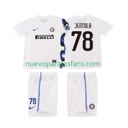 Camiseta de Fútbol Inter Milan VENTOLA 78 Retro Niño Exterior 2011 2010 Manga Corta