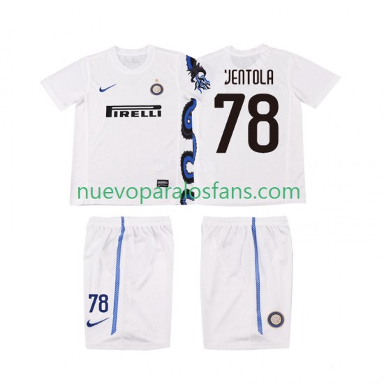 Camiseta de Fútbol Inter Milan VENTOLA 78 Retro Niño Exterior 2011 2010 Manga Corta