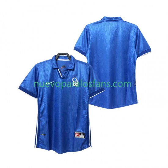 Camiseta de Fútbol Italia Retro Hombre Casa 1998 Manga Corta
