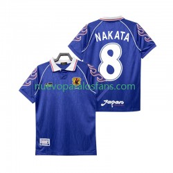 Camiseta de Fútbol Japón NAKATA 8 Retro Hombre Casa 1998 Manga Corta