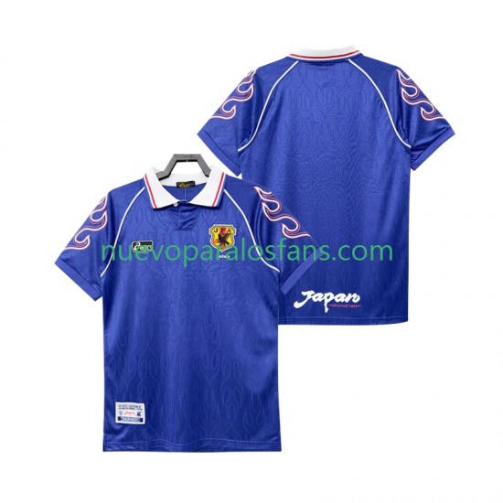 Camiseta de Fútbol Japón Retro Hombre Casa 1998 Manga Corta