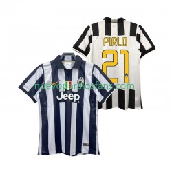 Camiseta de Fútbol Juventus Andrea Pirlo 21 2014 2015 Retro Hombre Casa Manga Corta