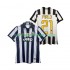 Camiseta de Fútbol Juventus Andrea Pirlo 21 2014 2015 Retro Hombre Casa Manga Corta