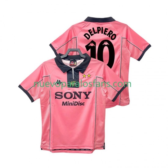 Camiseta de Fútbol Juventus DEL PIER0 10 1997 Retro Hombre Exterior 1998 Manga Corta