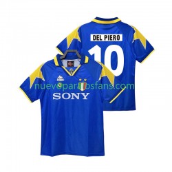 Camiseta de Fútbol Juventus DEL PIERO 10 1995 1996 Retro Hombre Exterior Manga Corta