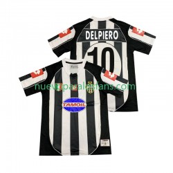 Camiseta de Fútbol Juventus DEL PIERO 10 2003 Retro Hombre Casa 2002 Manga Corta