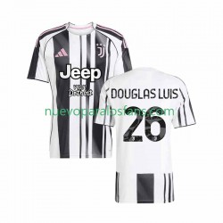 Camiseta de Fútbol Juventus Douglas Luiz 26 Hombre Casa 2025-2026 Manga Corta