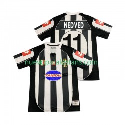 Camiseta de Fútbol Juventus NEDVED 11 2003 Retro Hombre Casa 2002 Manga Corta
