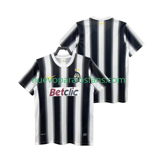 Camiseta de Fútbol Juventus 2012 Retro Hombre Casa 2011 Manga Corta