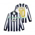 Camiseta de Fútbol Juventus TEVEZ 10 2014 2015 Retro Hombre Casa Manga Larga