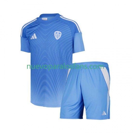 Camiseta de Fútbol Leeds United Portero Niño Casa 2025-2026 Manga Corta