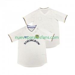 Camiseta de Fútbol Leeds United 2000 2001 Retro Hombre Casa Manga Corta