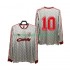 Camiseta de Fútbol Liverpool 10 1989 1991 Retro Hombre Exterior Manga Larga