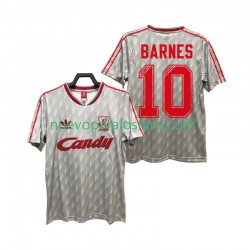 Camiseta de Fútbol Liverpool BARNES 10 1989 1991 Retro Hombre Exterior Manga Corta