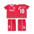 Camiseta de Fútbol Liverpool BERGKAMP 10 LWP 1997 Retro Niño Casa 1998 Manga Corta
