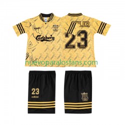 Camiseta de Fútbol Liverpool FOWLER 23 LWP 1996 Retro Niño Tercera 1994 Manga Corta