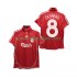 Camiseta de Fútbol Liverpool GERRARD 8 Retro Hombre Casa 2008 2006 Manga Corta