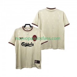 Camiseta de Fútbol Liverpool 1996 1997 Retro Hombre Exterior Manga Corta