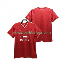 Camiseta de Fútbol Liverpool 1985 1986 Retro Hombre Casa Manga Corta