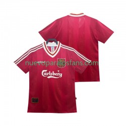Camiseta de Fútbol Liverpool 1995 1996 Retro Hombre Casa Manga Corta