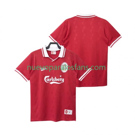 Camiseta de Fútbol Liverpool 1996 Retro Hombre Casa 1998 Manga Corta