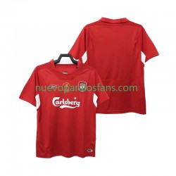 Camiseta de Fútbol Liverpool 2005 Retro Hombre Casa 2004 Manga Corta