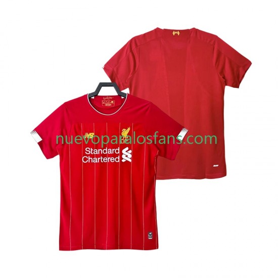 Camiseta de Fútbol Liverpool 2019 2020 Retro Hombre Casa Manga Corta