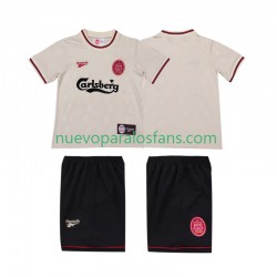 Camiseta de Fútbol Liverpool LWP 1996 1997 Retro Niño Exterior Manga Corta