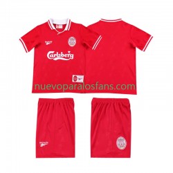 Camiseta de Fútbol Liverpool LWP 1996 1997 Retro Niño Casa Manga Corta