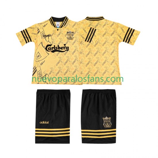 Camiseta de Fútbol Liverpool LWP 1996 Retro Niño Tercera 1994 Manga Corta