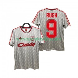 Camiseta de Fútbol Liverpool Rush 9 1989 1991 Retro Hombre Exterior Manga Corta
