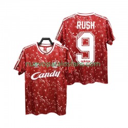 Camiseta de Fútbol Liverpool Rush 9 1989 1991 Retro Hombre Casa Manga Corta