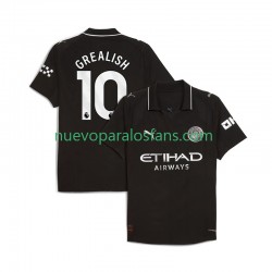 Camiseta de Fútbol Manchester City Jack Grealish 10 Hombre Exterior 2025-2026 Manga Corta