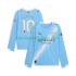 Camiseta de Fútbol Manchester City Jack Grealish 10 Hombre Casa 2025-2026 Manga Larga
