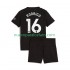 Camiseta de Fútbol Manchester City Rodrigo Hernandez 16 Niño Exterior 2025-2026 Manga Corta