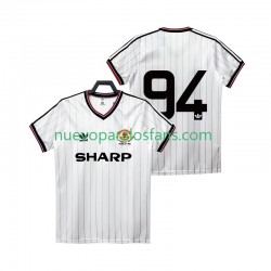 Camiseta de Fútbol Manchester United 94 1983 1984 Retro Hombre Exterior Manga Corta