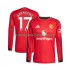 Camiseta de Fútbol Manchester United Alejandro Garnacho 17 Hombre Casa 2025-2026 Manga Larga