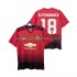 Camiseta de Fútbol Manchester United B.FERNANDES 18 2018 2019 Retro Hombre Casa Manga Corta