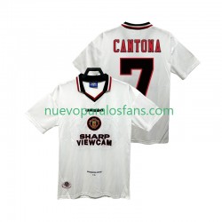 Camiseta de Fútbol Manchester United CANTONA 7 1996 1997 Retro Hombre Exterior Manga Corta