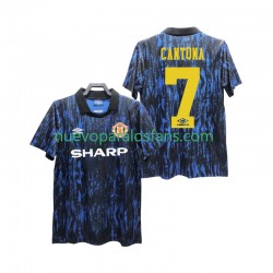 Camiseta de Fútbol Manchester United CANTONA 7 1993 Retro Hombre Casa Manga Corta